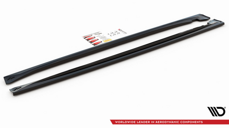 Dokładka Dodge Durango III RT Progi Gloss Black