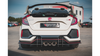 Diffuser Honda Civic X Type-R Rear Valance + Flaps Black-Red Racing Durability v.2