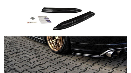 Splitter Audi S8 D4 Facelift Tył Boczne Gloss Black