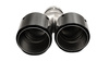 Exhaust Tip 89mmx2 enter 57mm Right Carbon Gloss