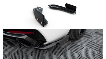 Splitter BMW 1 F20 M-Pack Rear Side + Flaps Facelift v.5