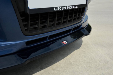 Front Splitter Audi A6 S-Line C6   - Gloss Black