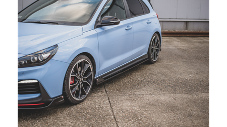 Diffuser Hyundai I30 III N Side Skirts v.5 Gloss Black