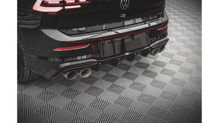 Diffuser Volkswagen Golf 8 R Rear Valance v.2 Gloss Black