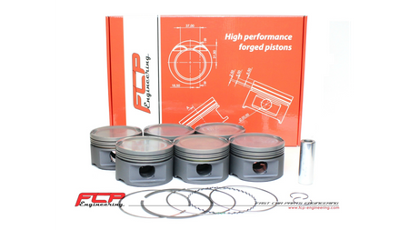 Kute tłoki Audi S4 RS4 3.0 V6 Biturbo Stroker 83mm CR 8.5 22mm pin FCP