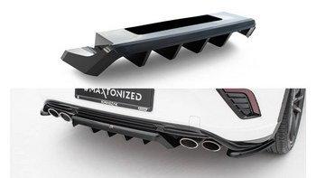 Splitter Volkswagen T-Roc R Mk1 Rear Central with Diffuser