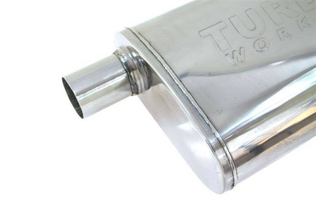 Center Muffler 51mm TurboWorks LT 304SS 355mm