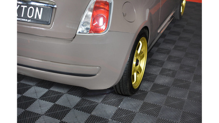 Splitter Fiat 500 Rear Side Gloss Black