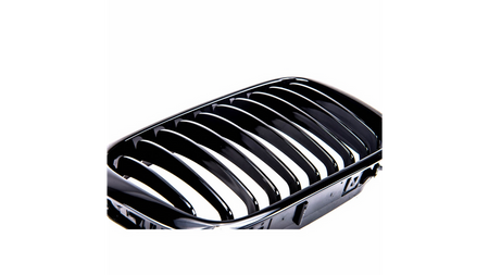 Grill BMW 3 E46 Compact pojedyncze żeberka Gloss Black