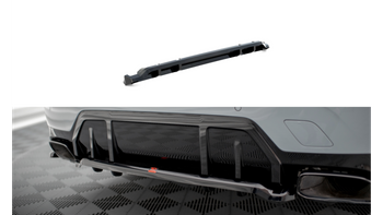 Splitter BMW 3 G20 G21 Facelift M-Pack Rear Central with Diffuser v.1 Gloss Black