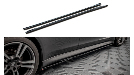 Diffuser Porsche Panamera Panamera Diesel Panamera Turbo 970 Side Skirts v.1 Gloss Black