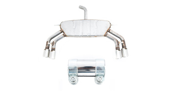 Exhaust Muffler Silencer suitable for AUDI A3 (8V) Saloon 2013-2019