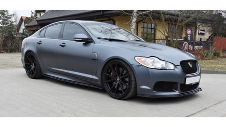 Splitter Jaguar XF- R Front v.1 Gloss Black