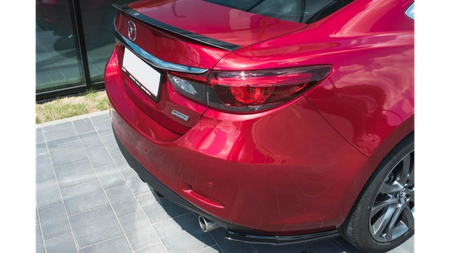 Spoiler Mazda 6 III Facelift Tył Gloss Black