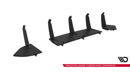 Diffuser Ford Focus RS Mk3 Rear Street Pro v.2 Wersja USA Black-Red