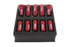 Forged wheel lug nuts D1Spec HEX Alu 1,25 red