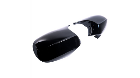 Mirror Cover Set BMW 1 E81 E82 E87 E88 3 E90 E91 E92 E93 Facelift Gloss Black