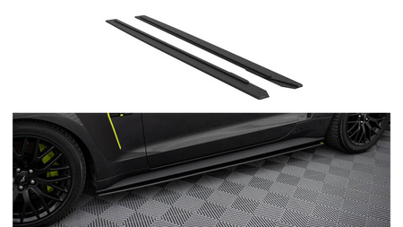 Diffuser Ford Mustang VI GT Side Skirts Street Pro Black