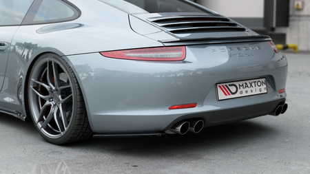 Splitter Porsche 911 Carrera 991 Tył Boczne Gloss Black