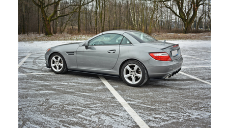 Dokładka Mercedes-Benz SLK R172 Progi Gloss Black