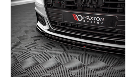 Splitter Audi A6 C8 S-Line Front v.3 Gloss Black