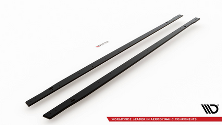 Diffuser Volkswagen Golf 8 GTI GTE GTI Clubsport R-Line Side Skirts Racing Black-Red