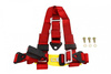 Racing seat belts 3p 2" Red - E4