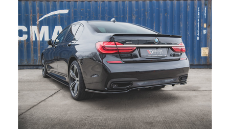 Splitter BMW 7 G11 M-Pack Rear Central with Diffuser Gloss Black