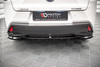 Splitter Lexus UX I Rear Central with Diffuser Gloss Black