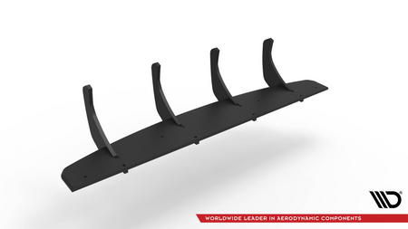 Diffuser Volkswagen Scirocco III R Rear Street Pro Black