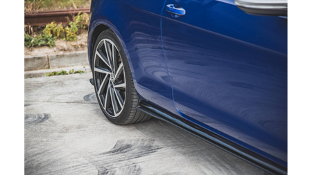 Dokładka Volkswagen Golf 7 Facelift R Progi Racing Black