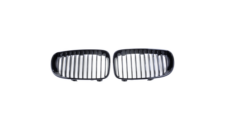 Grill BMW 1 E81 E82 E87 E88 Facelift Single Line Gloss Black