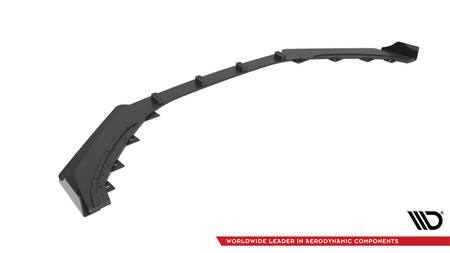 Splitter Hyundai Veloster N Mk2 Front Street Pro Black-Red + Gloss Flaps