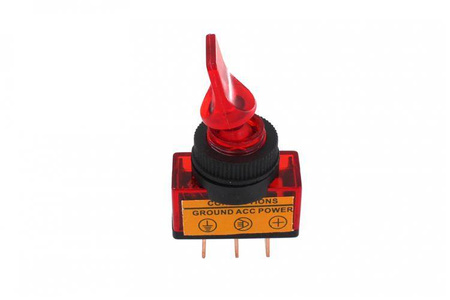 Switch Toggle Led Red