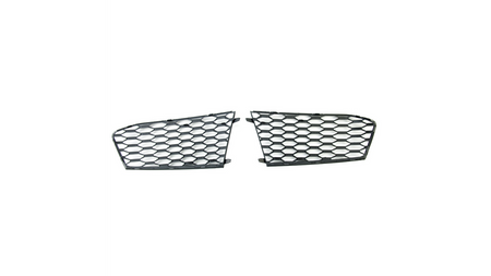 Fog Light Covers Audi A6 C7 Gloss Black