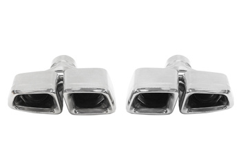 Exhaust Tip 250x90mm enter 67mm Mercedes E63 W212 Polished Set