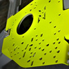 Handbrake Mounting Plate drilled BMW E46 Fluo