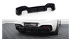 Diffuser BMW 1 F20 Facelift M-Pack Rear Valance Double Exhaust Version both side Gloss Black