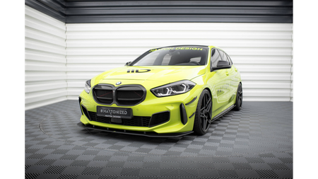 Splitter BMW 1 F40 M-Pack Front Pro Black
