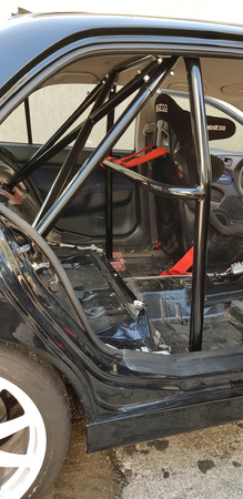 Rollbar skręcana pół klatka Mitsubishi Lancer EVO 7 8 9 Black