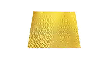 Turboworks Heat shield embossed aluminium Gold 0,5mm 30 cm x 30 cm