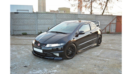 Splitter Honda Civic VIII Type-R Front Gloss Black