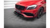 Splitter Mercedes-Benz A W176 Facelift Przód Pro + flaps Black-Red