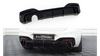 Diffuser BMW 1 F20 Facelift M-Pack Rear Valance Single Exhaust Version one side Gloss Black