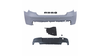 Bumper BMW 1 E81 E87 Rear with Diffuser