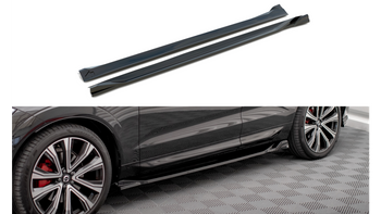 Diffuser Volvo XC60 R-Design II Facelift Side Skirts Gloss Black