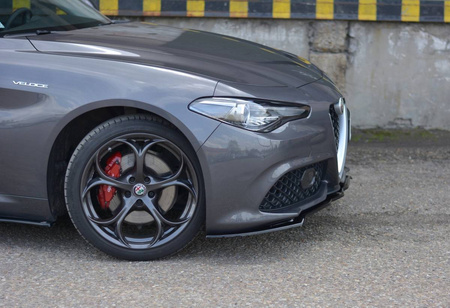 Splitter Alfa Romeo Giulia Veloce przód v.1 Gloss Black