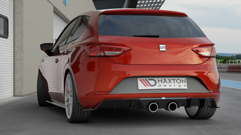 Diffuser Seat Leon Cupra III Facelift Rear Valance v.2 Gloss Black