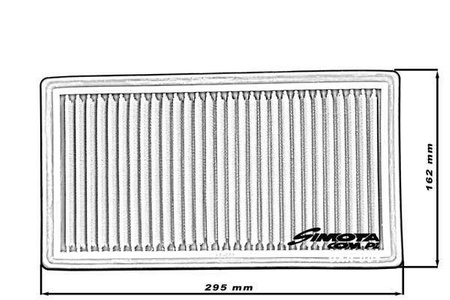 Simota Panel Filter OAR001 295x162mm