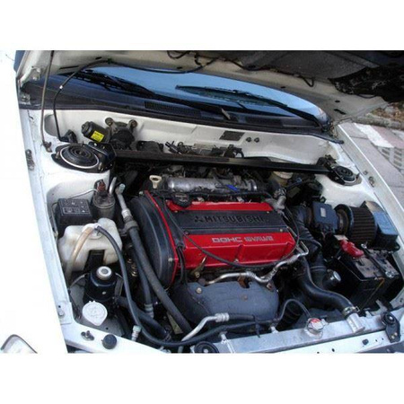 Front upper strut bar Mitsubishi Colt CJ0 Black